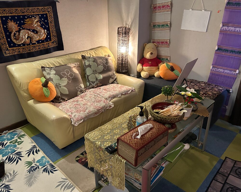 大洗町磯浜町タイ古式マッサージ・ジャイディ待合室